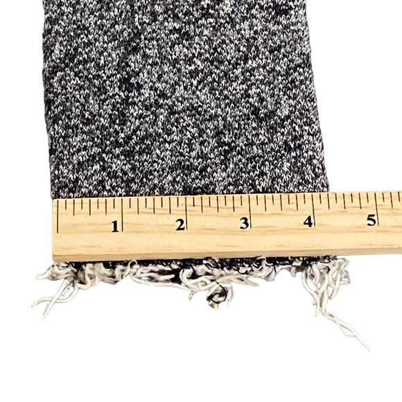 Shabby Chic Jacket Womens M Gray Heather Melange Distressed Raw Edge Grunge Y2K - Picture 8 of 16